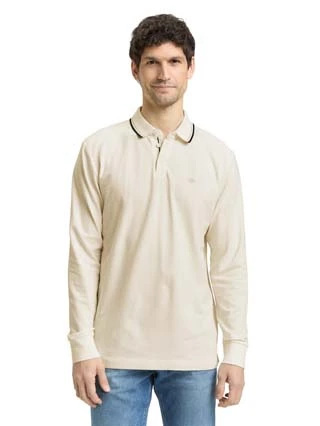 Tom Tailor heren polo lange mouw